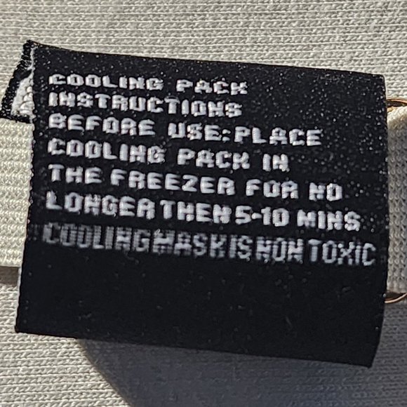 Free People & Understated Silver Gold Stars Leather SPA Hot Cold Face Mask NEW - Picture 5 of 5